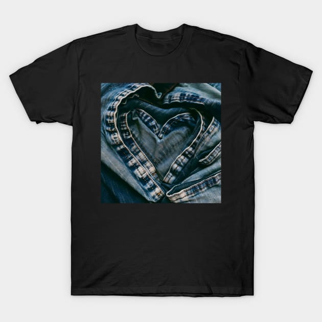 Denim Love 6 T-Shirt by MiracleROLart